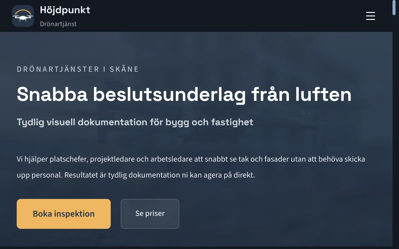 Höjdpunkt Drone Services